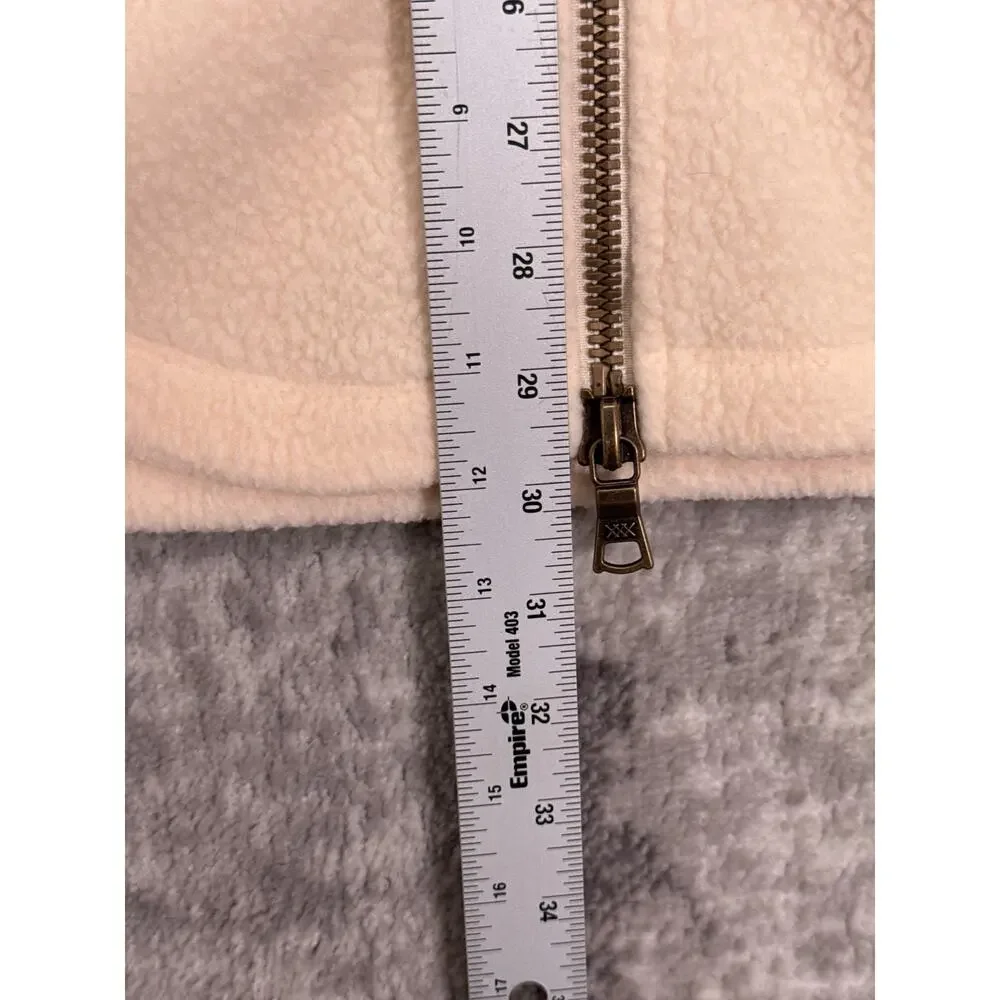 Rhone Aloftfleece Jacket XS Womens Full Zip Cream Hooded